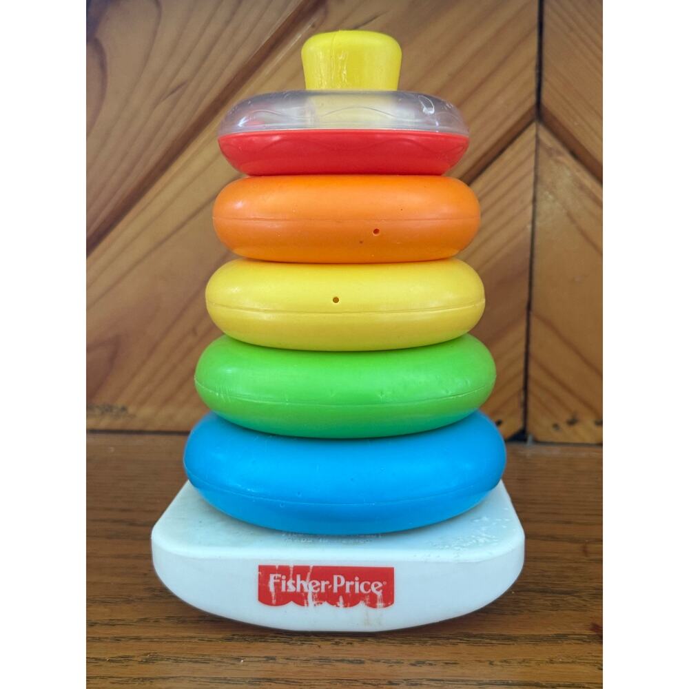 Fisher Price Rock A Stack Rings Baby Toy Classic Stacking Toy